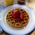 3-grain Waffles With Fresh Strawberries