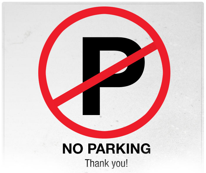 No Parking - Thank You